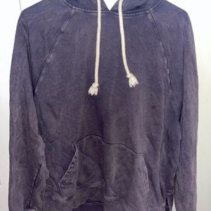 Dark purple hoodie. Fits like a large.